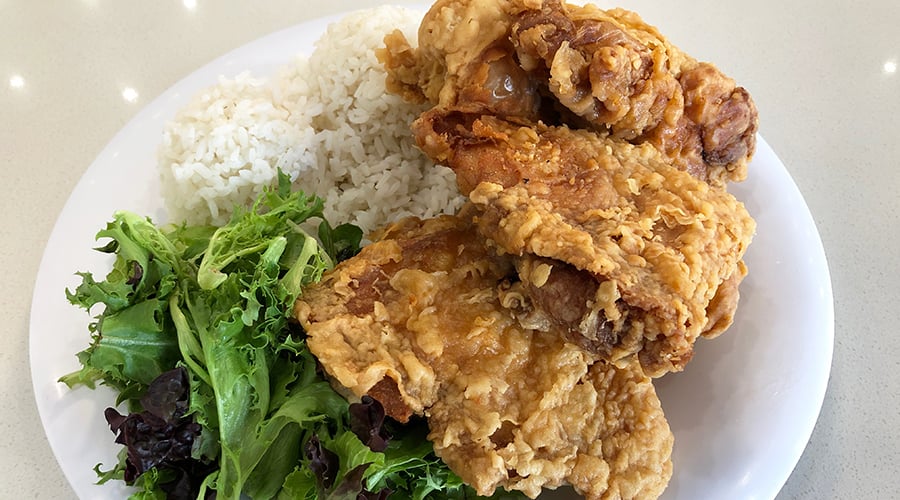 Pancakes and Waffles fried chicken