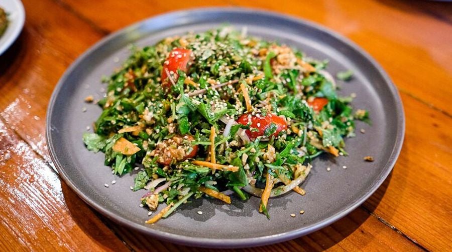 rangoon burmese kitchen pennywort salad