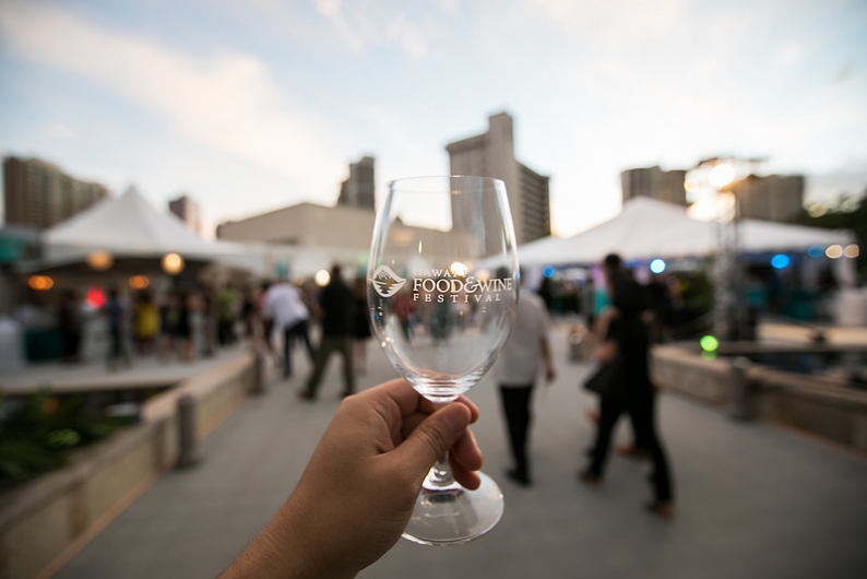 These HFWF Riedel wine glasses are yours to keep.