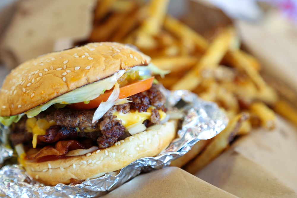 Five Guys: Customizable burgers, crispy fries