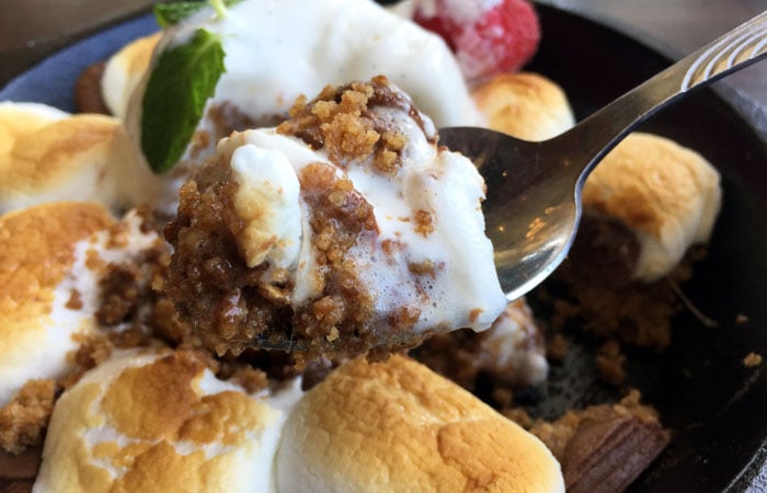 Droolworthy: Cast Iron Skillet S'mores at Harbor Pier 38