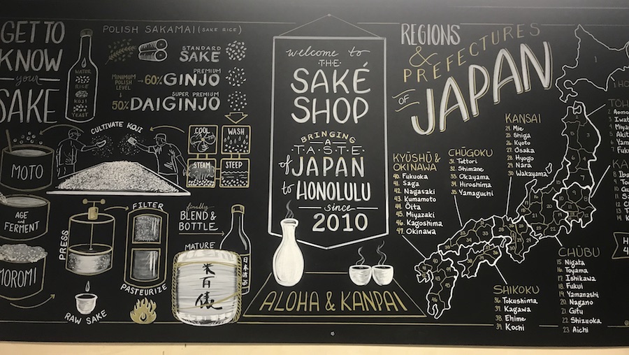 Sake shop sake map