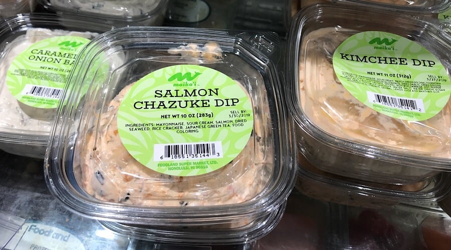 salmon chazuke dip