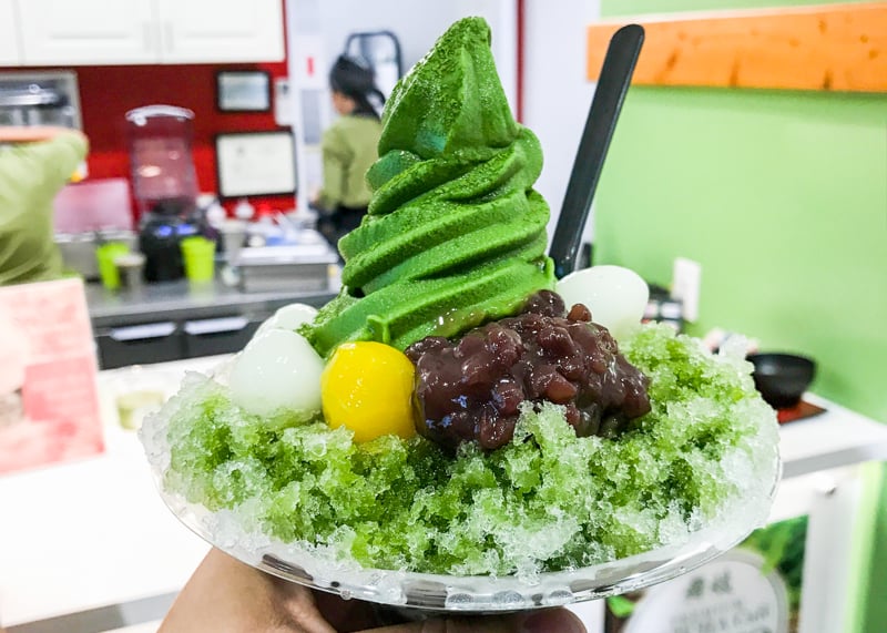 Shave ice is a new item on Maiko's menu. 