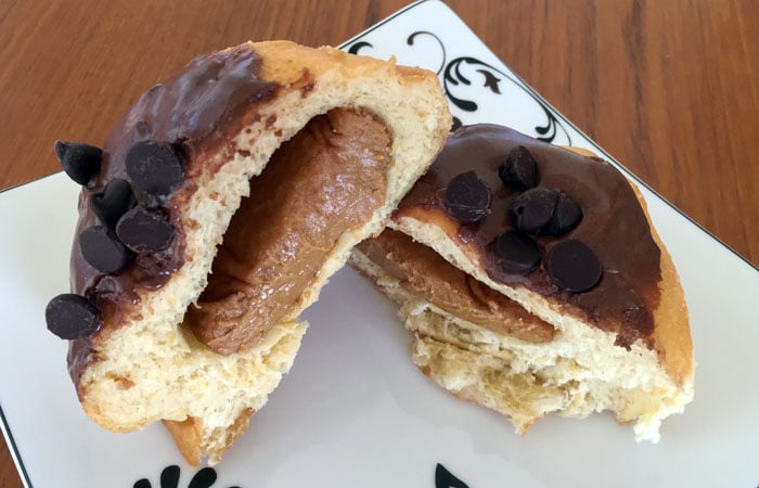 Sugar Coated makes each filled donut with about one tablespoon of peanut butter.
