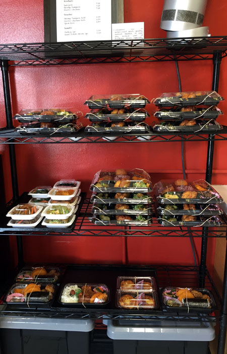 The bentos are pre-packed, but all rolls and donburi are made to order to guarantee maximum freshness.