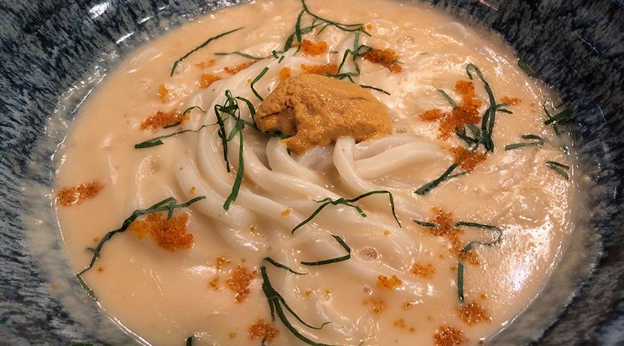 Uni creme udon