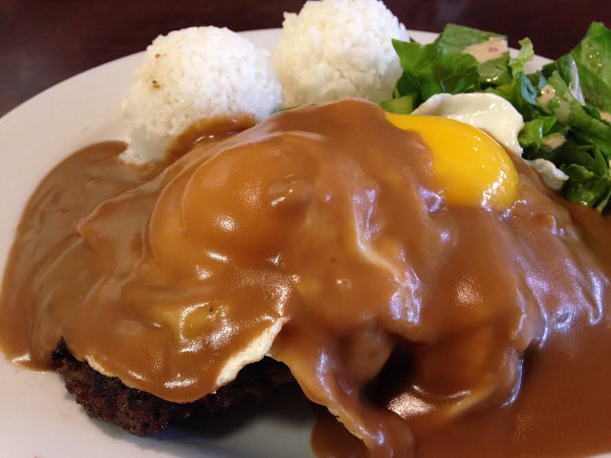 The loco moco at The Alley comes in three versions: breakfast, lunch and XL. 