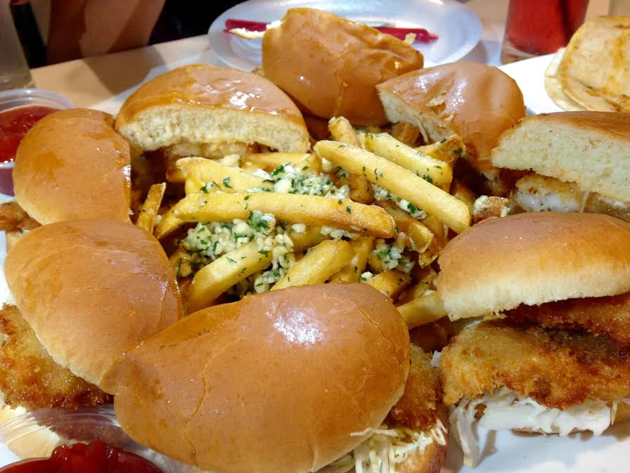 Shrimp Burger w/ Fries