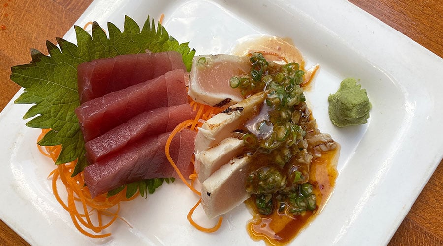 Vino sashimi special