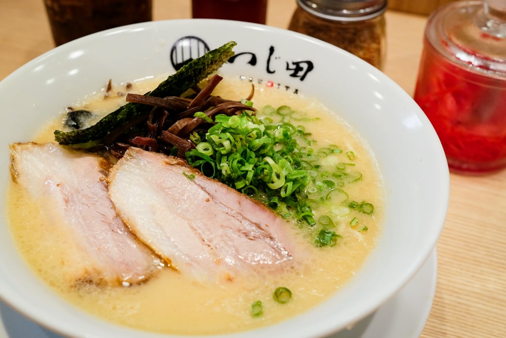 Tsujita's tonkotsu ramen special is limited to 15 bowls a day.