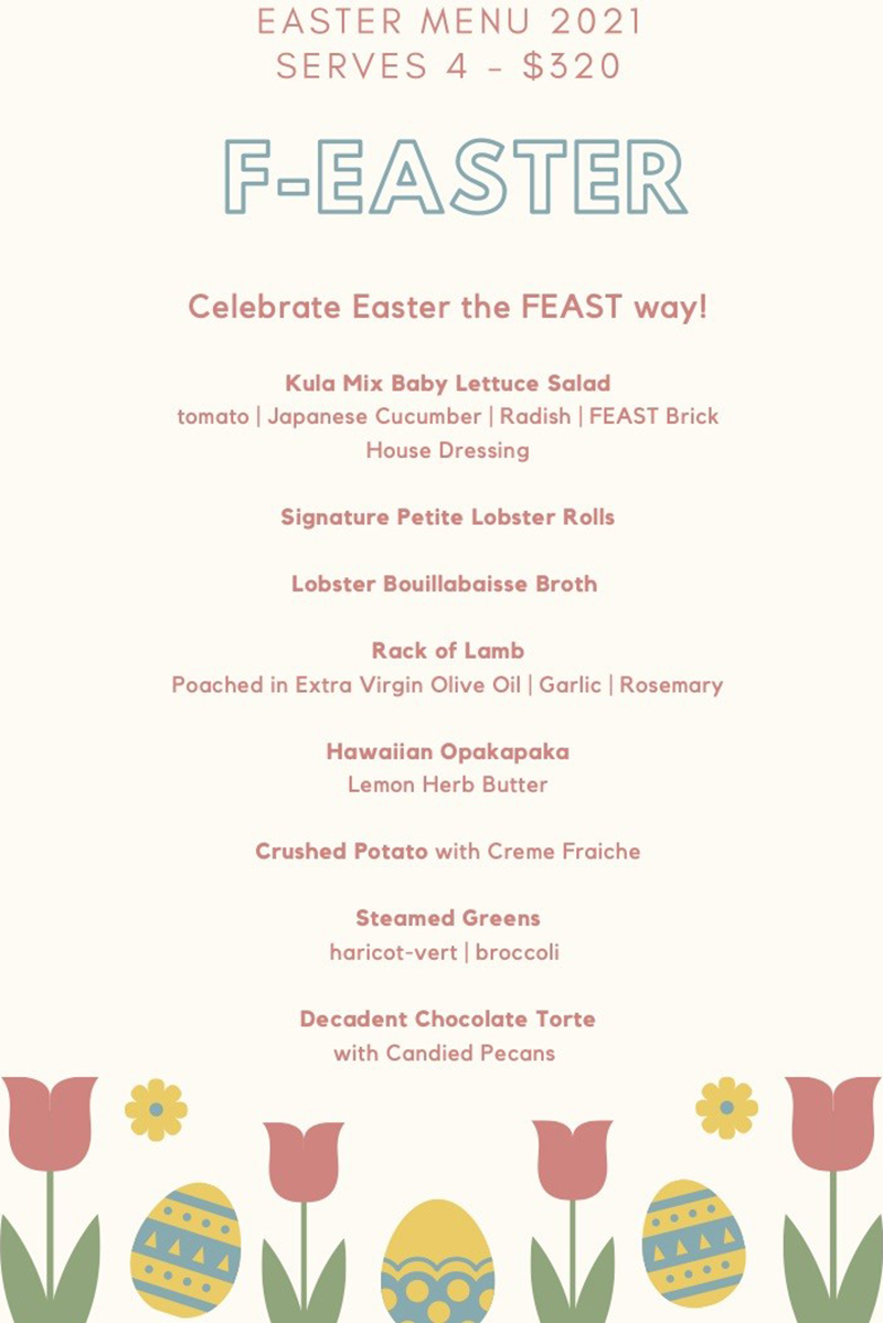 Hop to It: These Restaurants Are Doing Easter Dine-in and Takeout