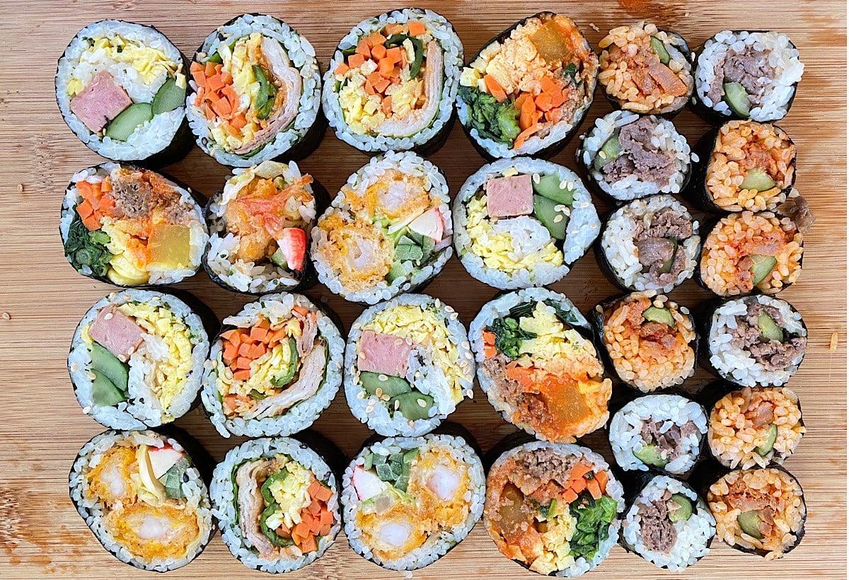 Korean Sushi Rolls from palama supermarket