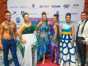 Kawika Lum-Nelmida weaves feathers into works of art. Photo: Courtesy Pai Foundation
