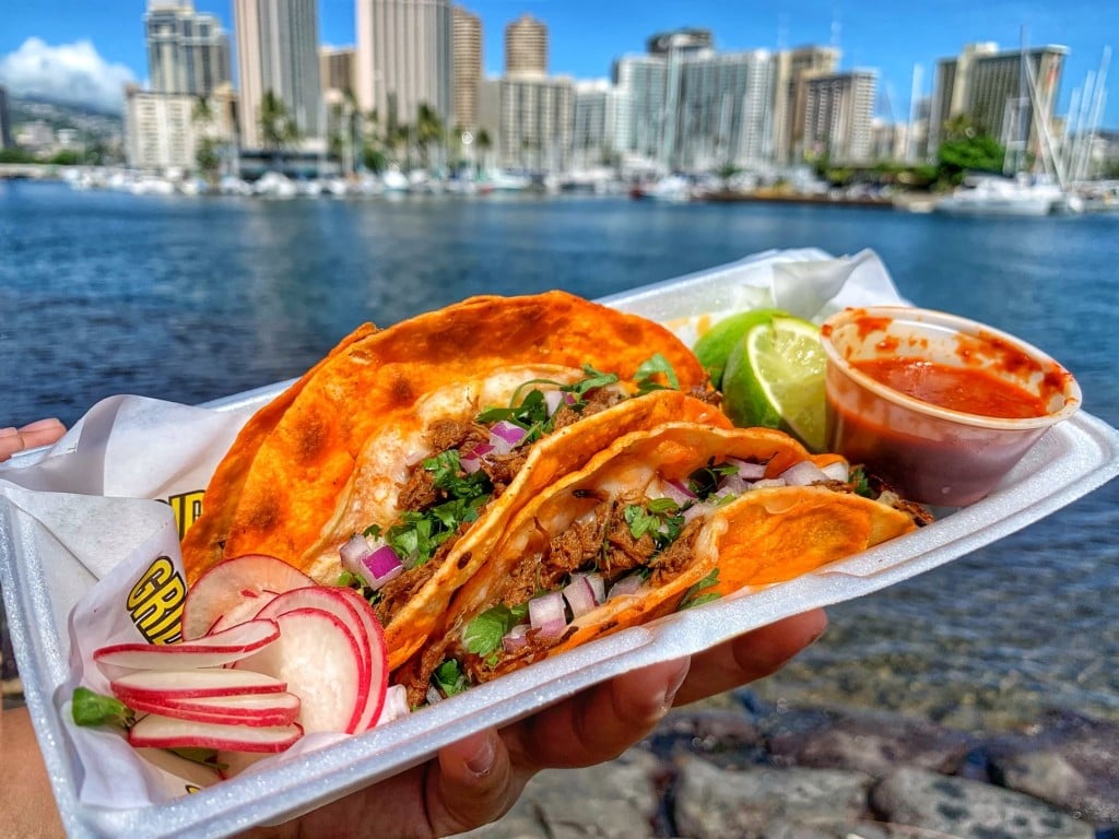 Griddled Birria Tacos