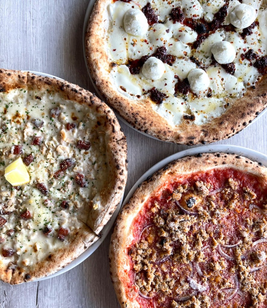 Brick Fire Tavern Pizza Trio