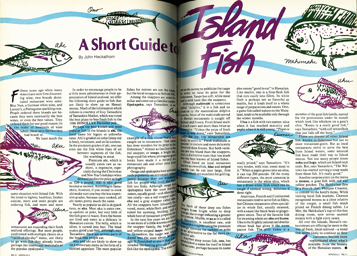 The History of Hawai'i: What We Knew about Local Fish in 1986 The History of Hawai'i: What We Knew about Local Fish in 1986
