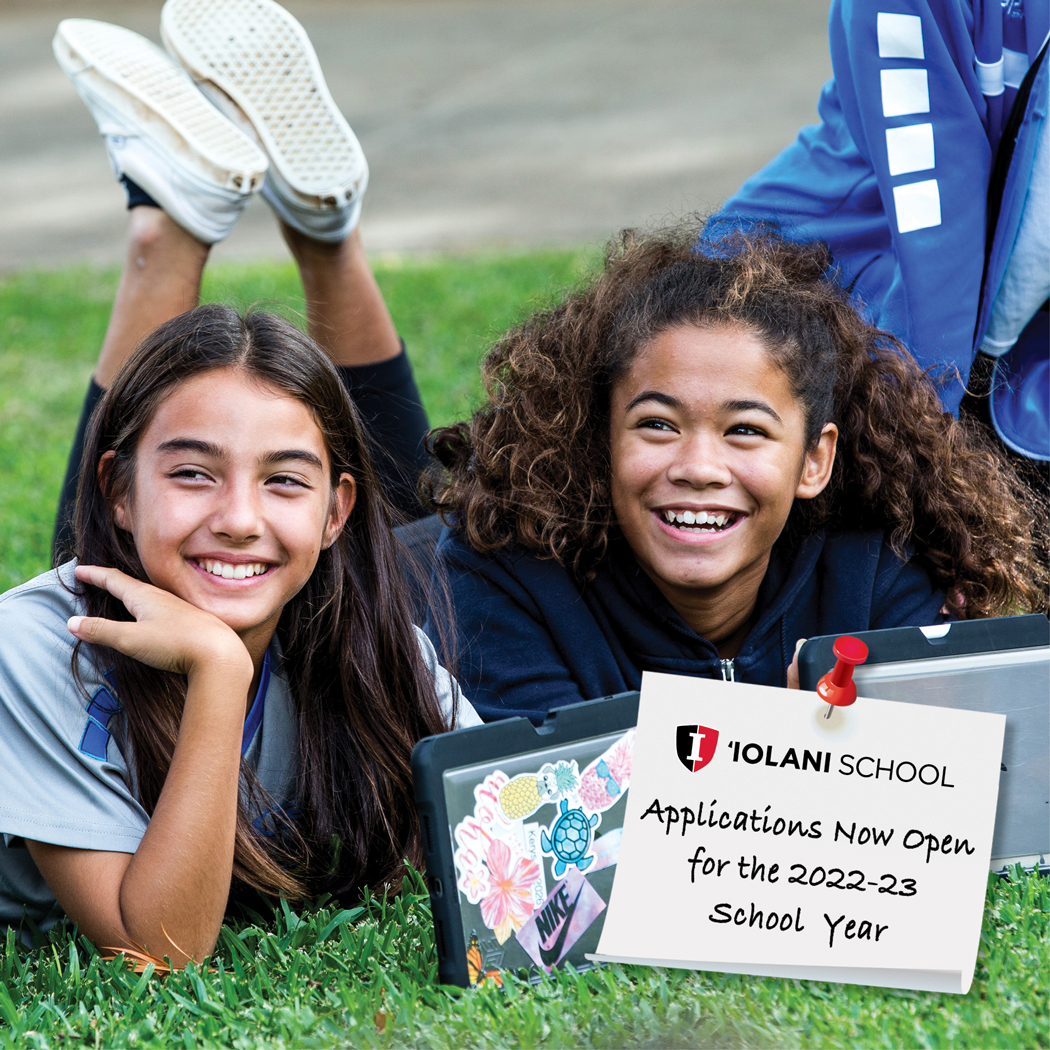 ‘Iolani School is Now Accepting Applications for 202223
