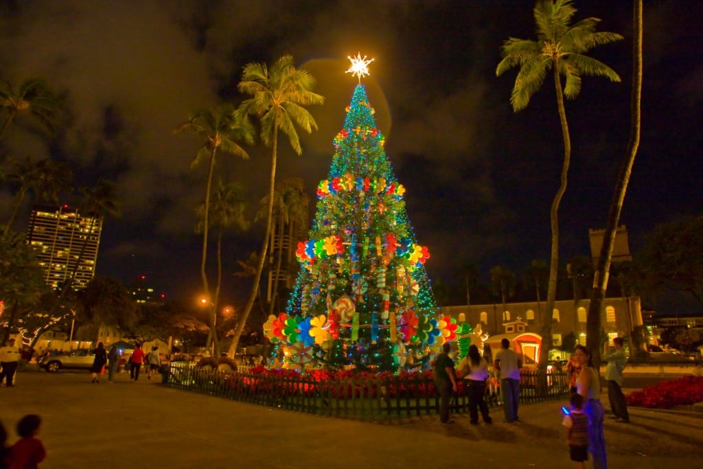 Honolulu City Lights Tree 2007 Photo David Croxford