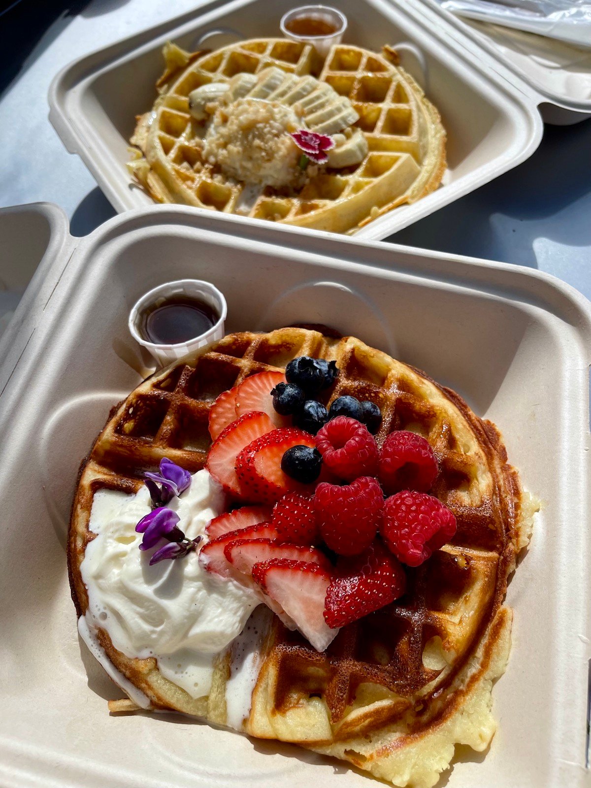 Mochi and Sourdough BelgianStyle Waffles in Kailua and Kaka‘ako