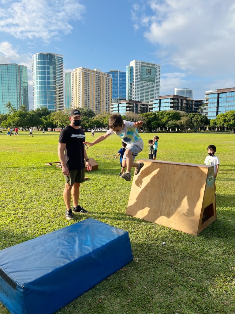 We Tried It A 60Minute Outdoor Group Parkour Class Tailored for Kids