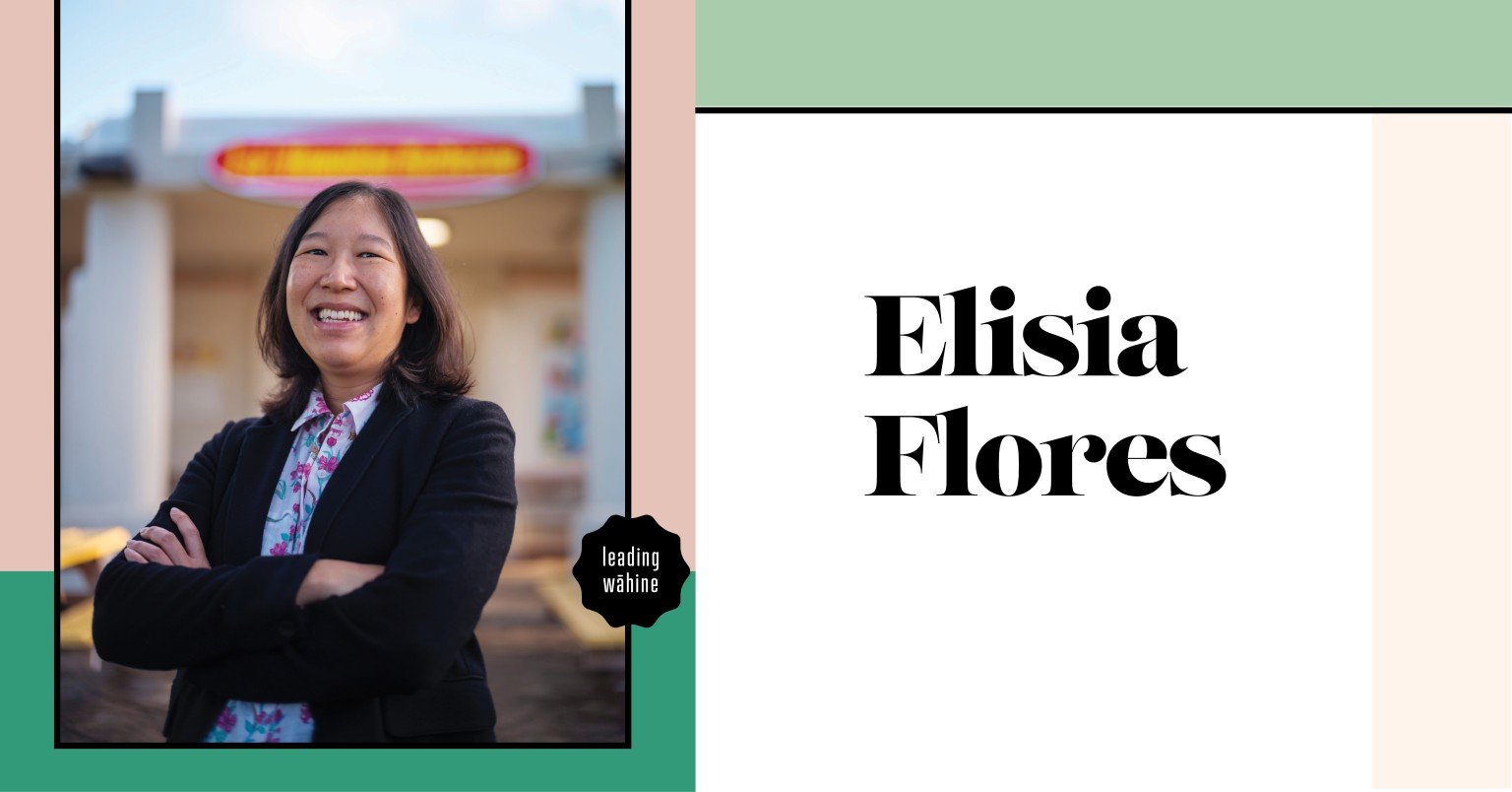 Leading Wahine Elisia Flores