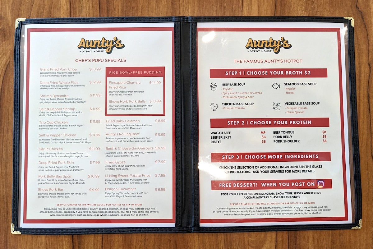 Aunty’s Hotpot House Brings a Familiar Name and Face to Kapolei