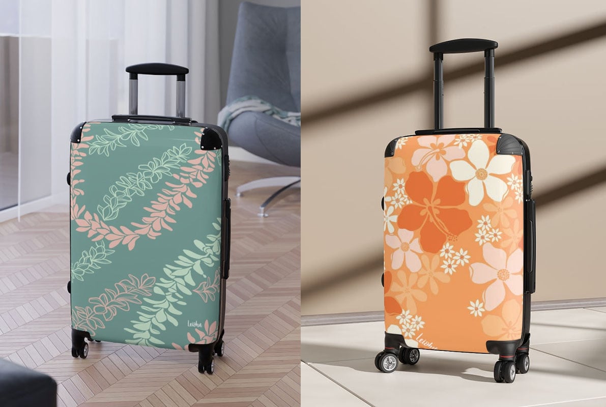 Ready for Takeoff: Tropical, Hawai'i-Inspired Luggage from Lei'ohu Designs