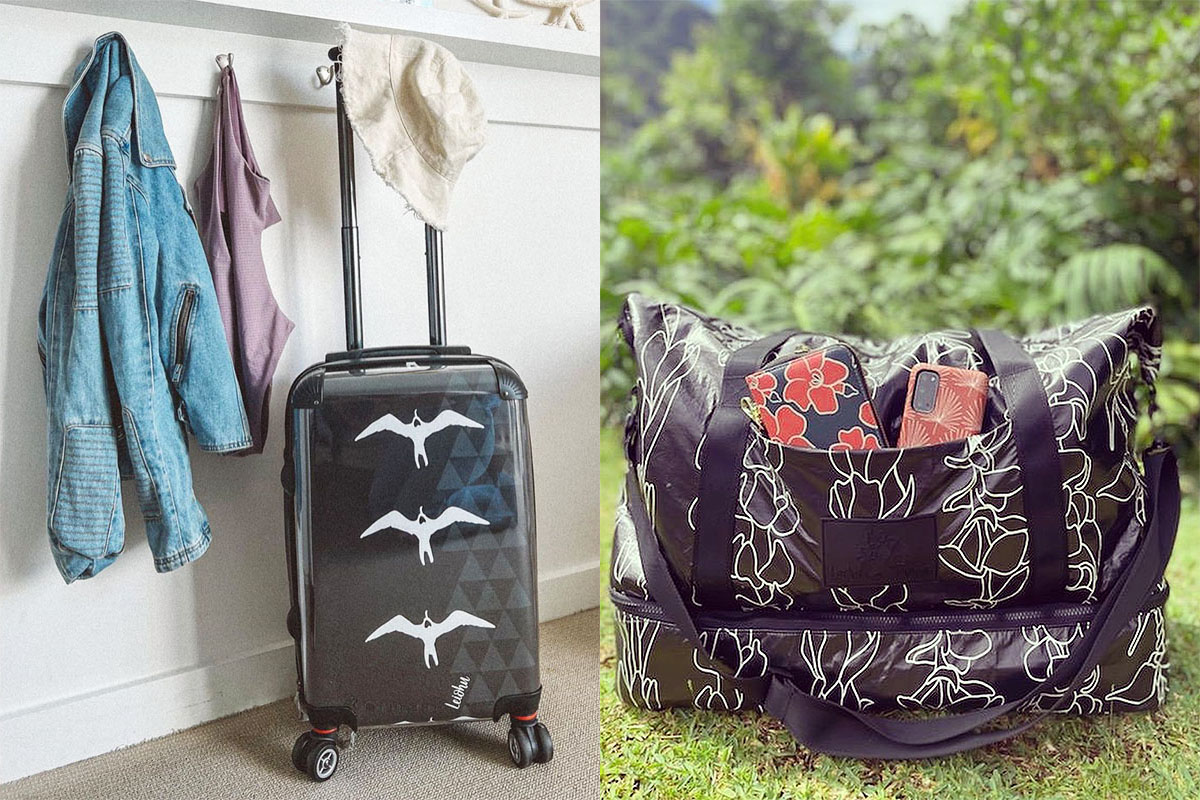 Ready for Takeoff Tropical, Hawai‘iInspired Luggage from Lei‘ohu Designs