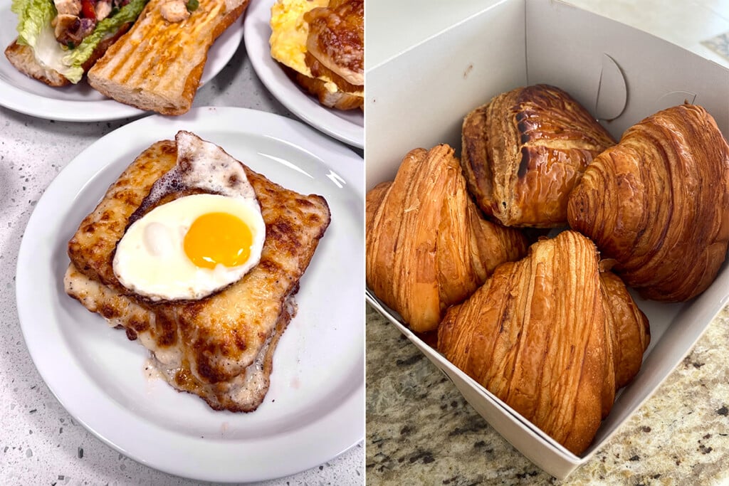 Croissants And Croque Madame At Cafe Breizh Credit Thomas Obungen