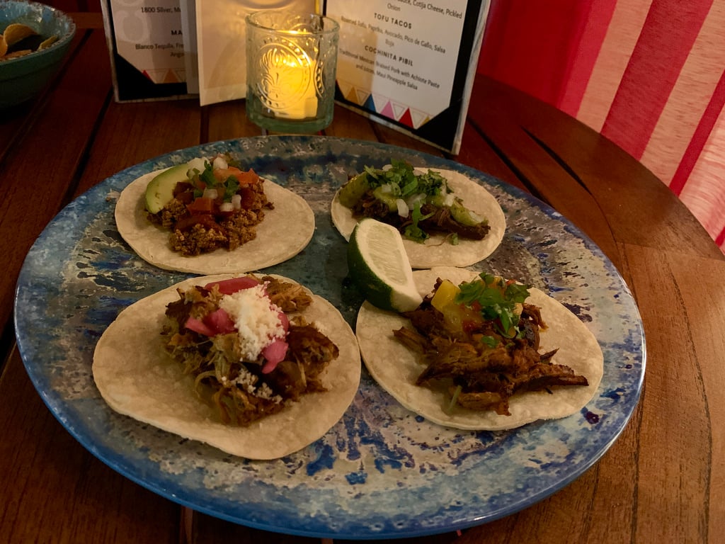 Tacos on the plate