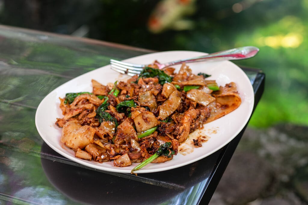 Pad Siew thai soy sauce noodles