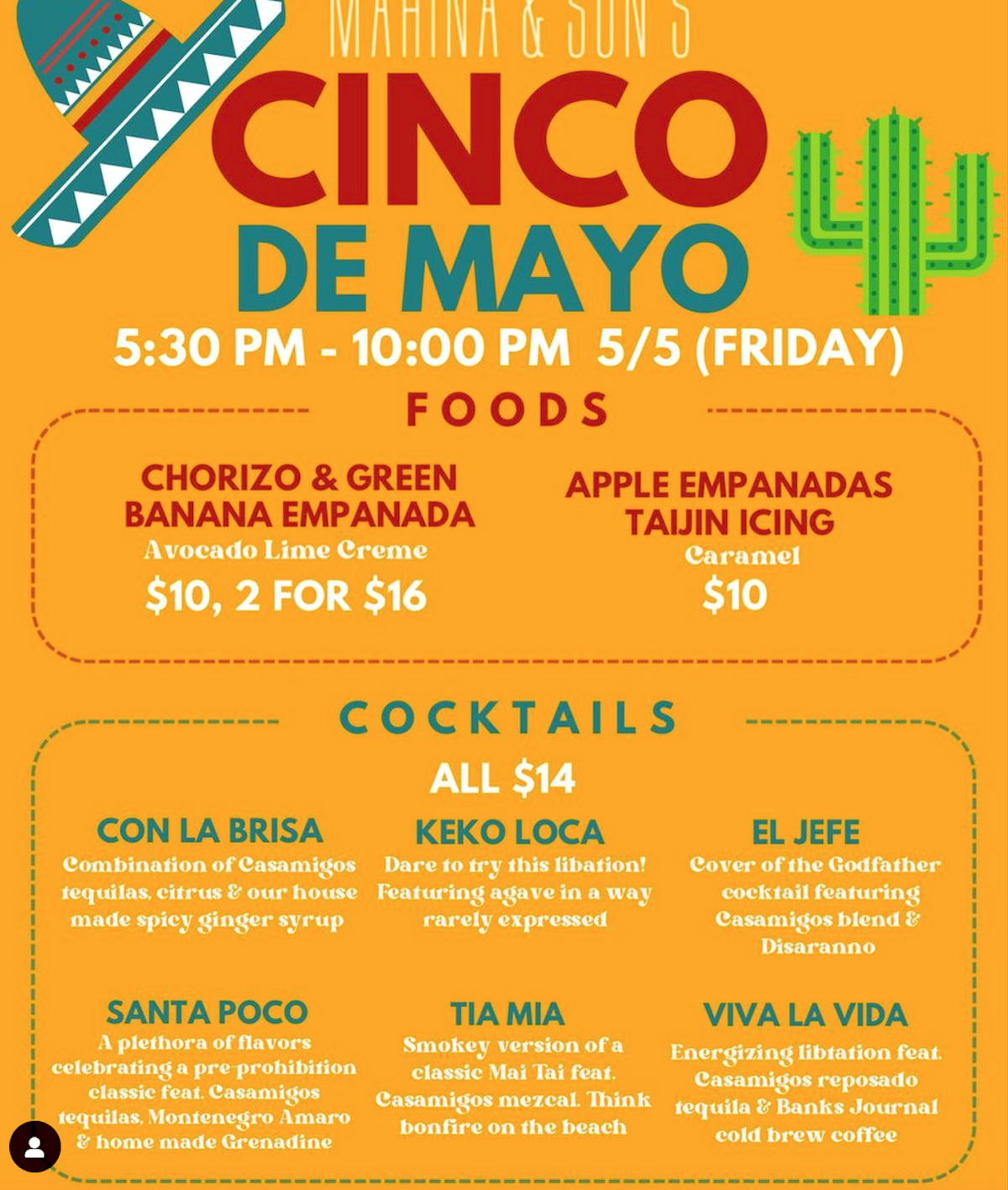 Where to Find Cinco de Mayo Specials on O‘ahu