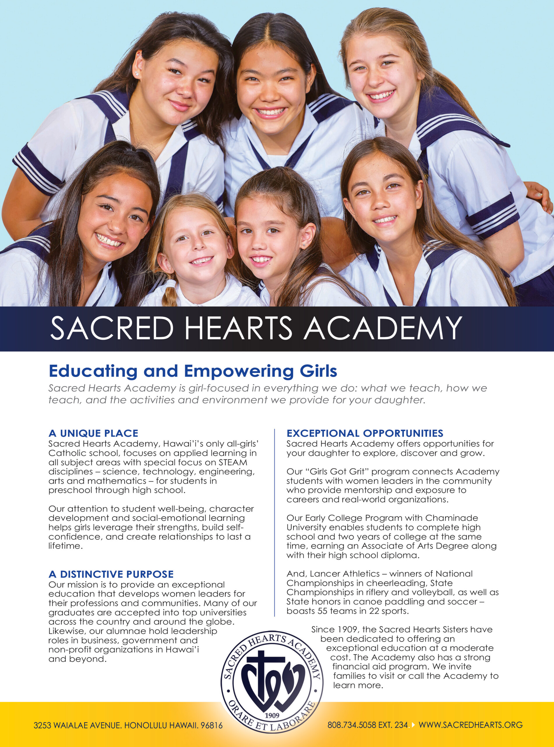 Sacred Hearts Academy Honolulu Magazine