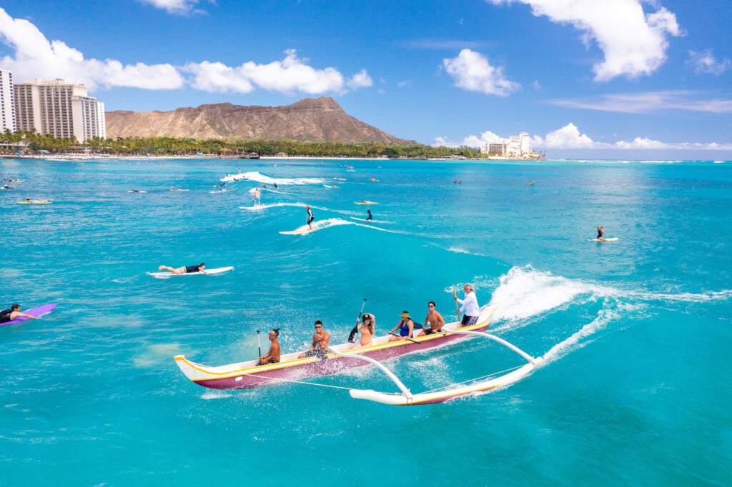Waikiki Beach Services Canoe Surfing