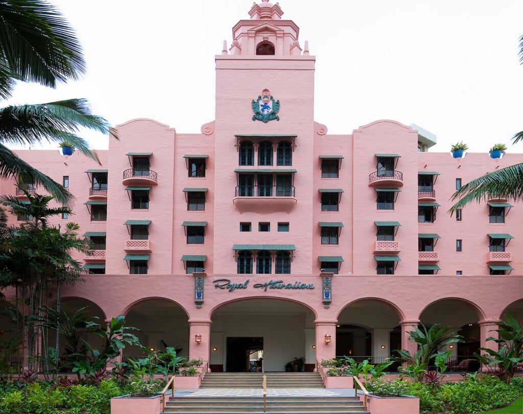 Royal Hawaiian Hotel pink hotel