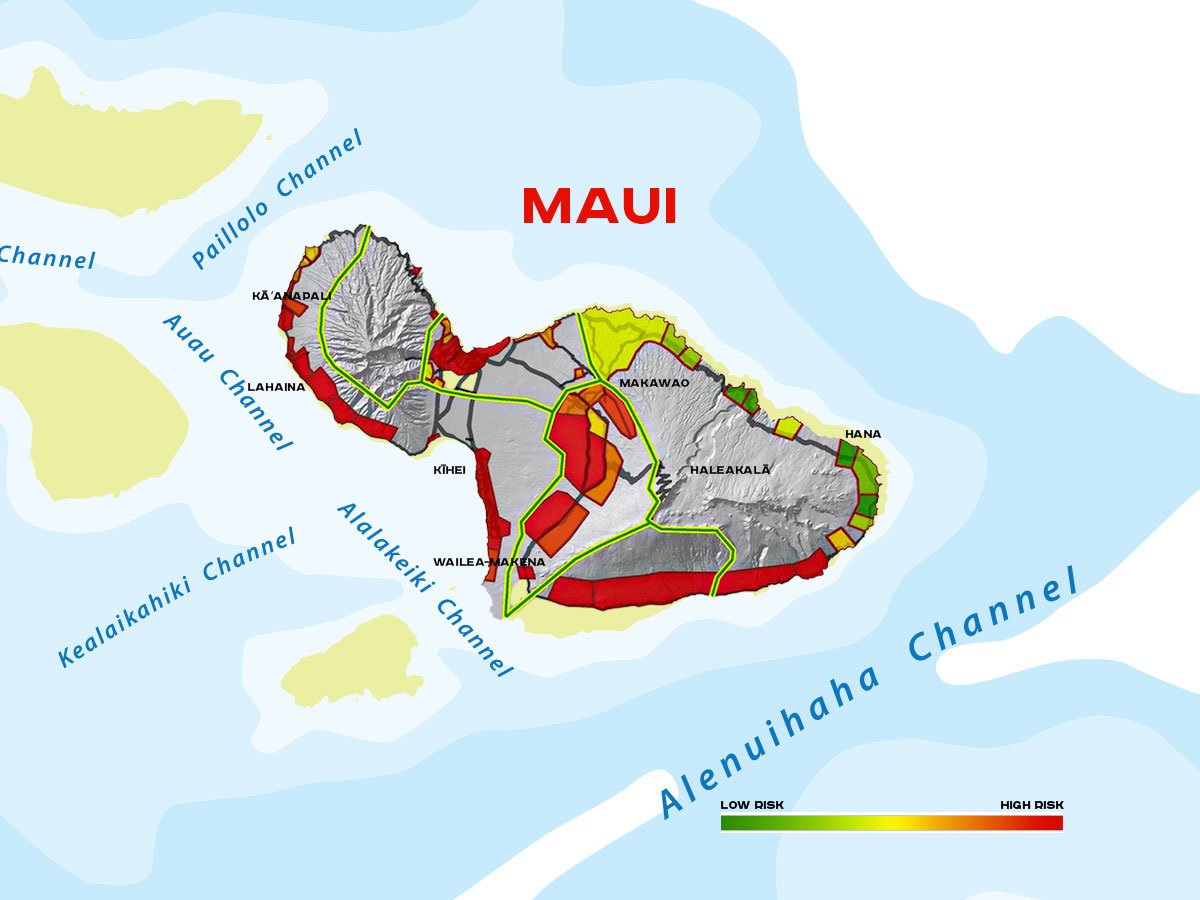 Fire Risk Maps Maui 