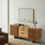 Wabi Sabi Hawaii wood sideboard
