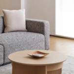 round wood coffee table