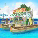 Lei Canoe Stand Wooden Wave