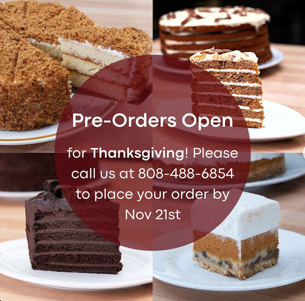 O‘ahu Restaurants’ DineIn and Takeout Menus for Thanksgiving 2023