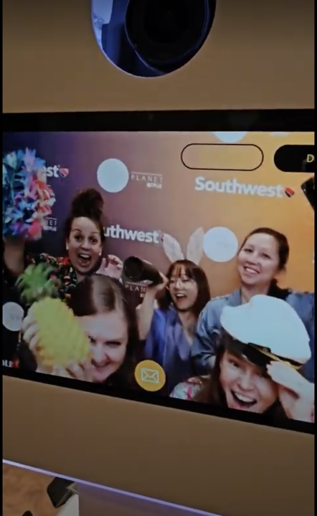 Southwest Airlines photobooth