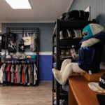 interior of men's clothing store