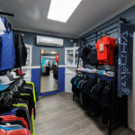 interior of men's clothing store