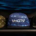 blue baseball cap