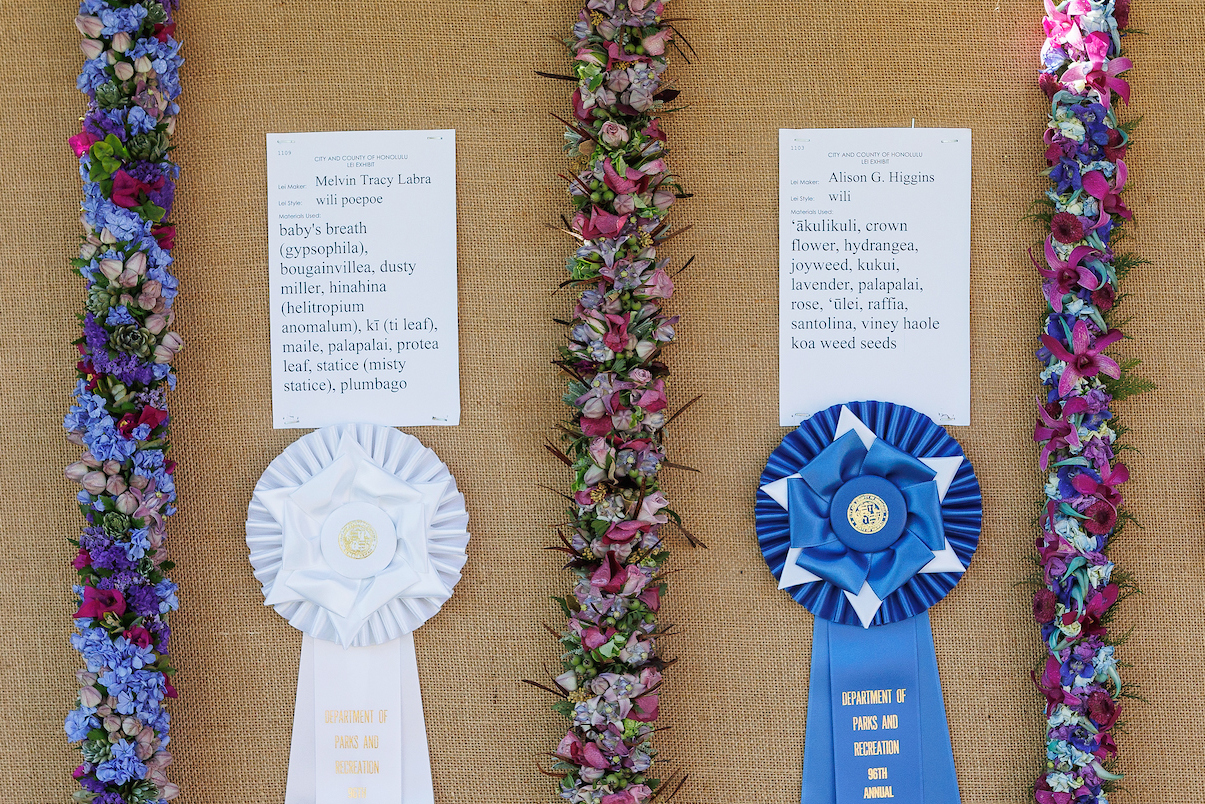 Beautiful Winning Lei From the Lei Day Celebration Contest 2024