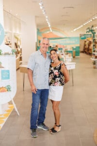 Kent and Lori Untermann at CocoNene's International Market Place location, photo: Aaron K. Yoshino