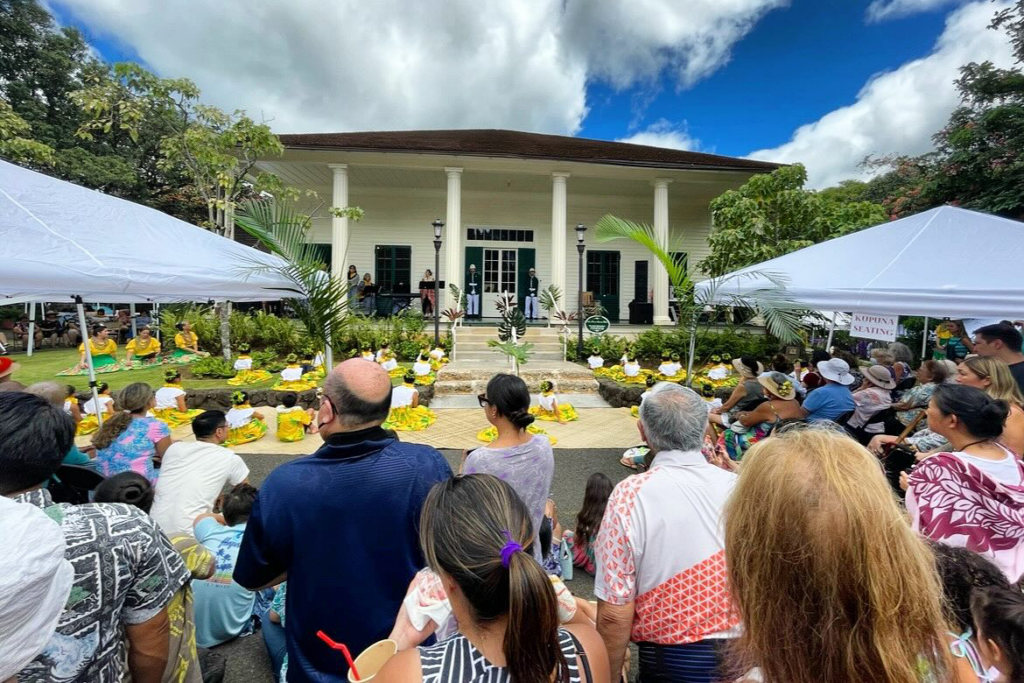The Queen Emma Summer Palace Festival Photo Courtesy Of Daughters Of Hawaii