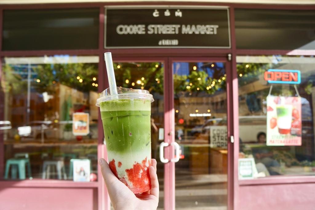 Cooke Street Market Strawberry Matcha Latte Pc Andrea Lee