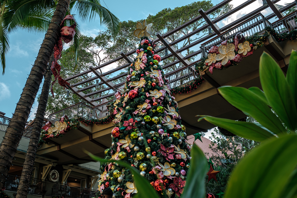 Royal Hawaiian Center Christmas Tree